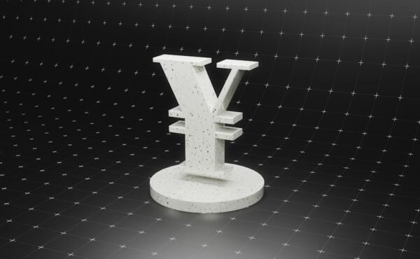 Japanese yen symbol representing the Bank of Japan rate hike and crypto market reaction