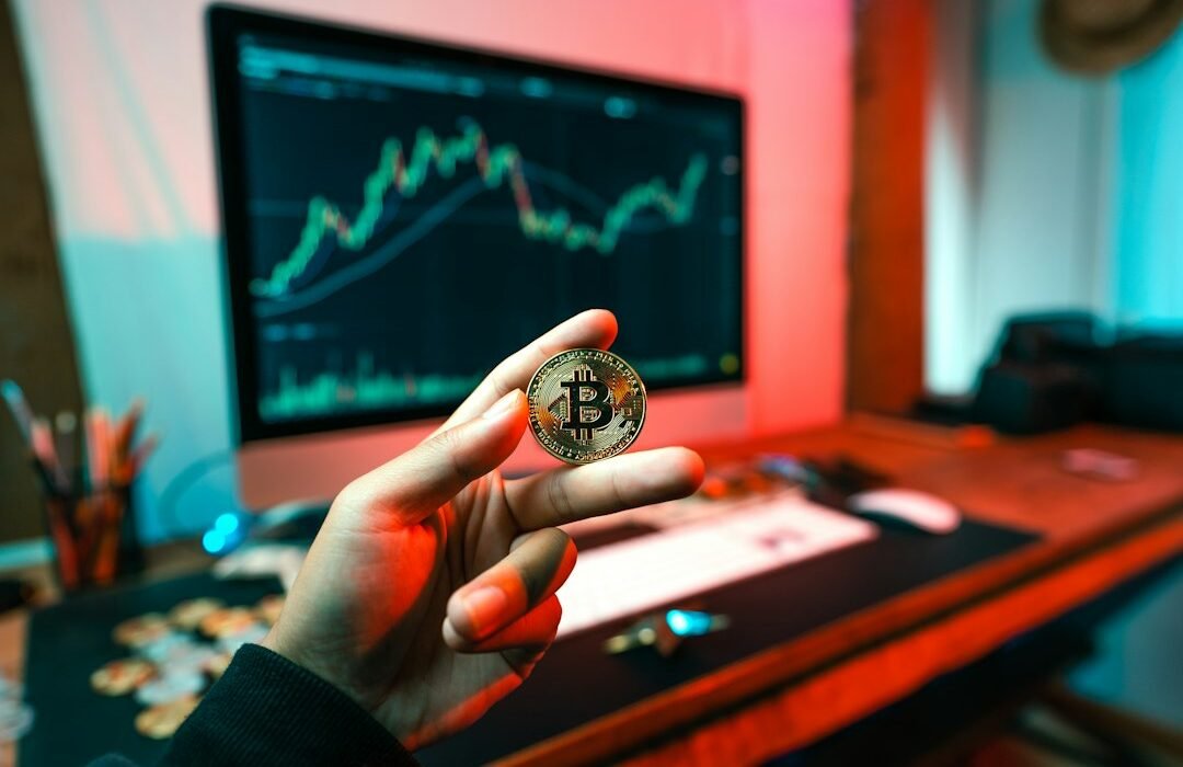 Bitcoin market chart representing price and Federal Reserve expectations