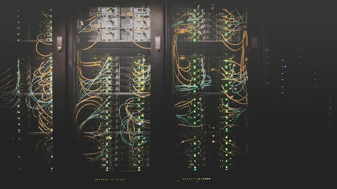 Data center server racks representing CoreWeave AI infrastructure