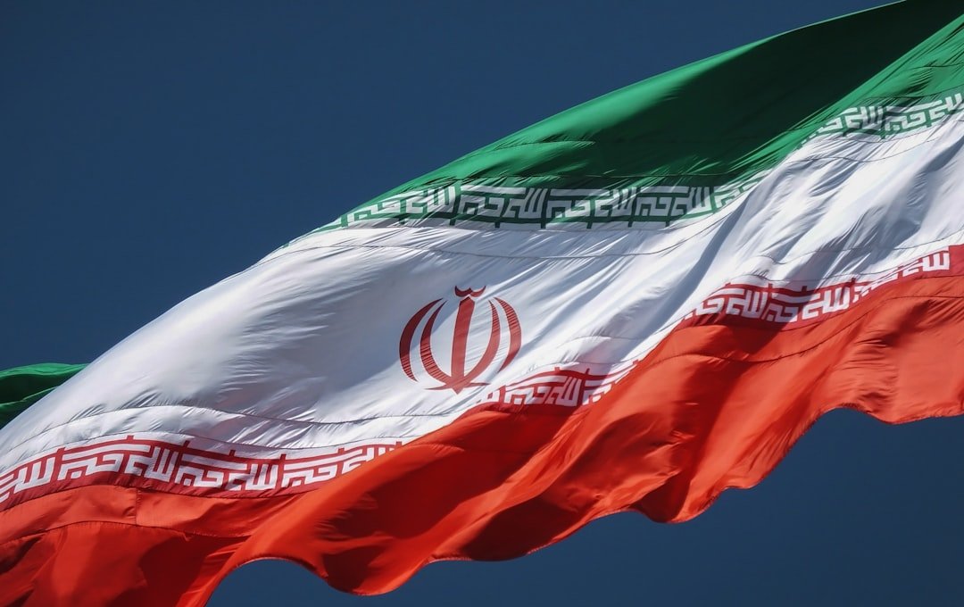 Iranian flag representing U.S. Treasury sanctions involving BitBank