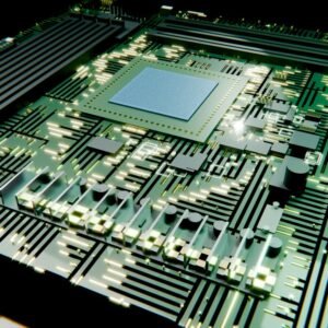 AI processor representing Meta custom AI chip infrastructure