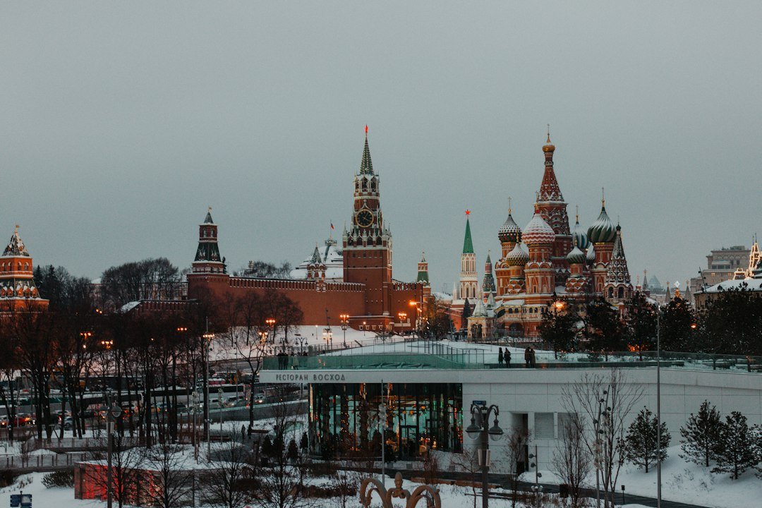 Moscow financial district representing Moscow Exchange crypto futures